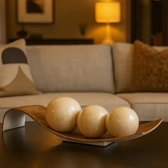 Centro de Mesa Decorativo Grande Modelo Safira Enfeites de Mesa Decoração para Sala - Decoração Casa
