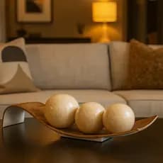 Centro de Mesa Decorativo Grande Modelo Safira Enfeites de Mesa Decoração para Sala - Decoração Casa