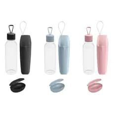 Kit Cuidado Garrafa de Água + Porta Escova de Dente + Saboneteira Ou
