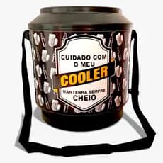 Cooler Térmico Caixa Térmica Redondo Para 30 Latas 21 Litros Armazenamento de Bebidas e Gelo