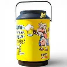 Cooler Térmico Caixa Térmica Decorado Pequeno Para 10 Latas com Alça