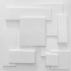 Kit com 10 Placas 3D Decorativa Revestimento Paredes e Tetos 50cm X 50cm 2,5m²