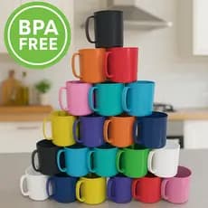 Kit 20 Caneca reforçada dura resistente plastico reutilizavel servir bebida qualidade pronta entrega