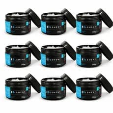 kit Gel Cola  Alfa Looks  Element 250 g 9 unidades  Fixação Forte e Brilho Médio  Uso Profissional