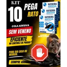 Combo Cola Pega Pragas Adesiva Alta Aderência Multiuso Forte Doméstico Galpão Controle  Eficaz escorpião Praticidades