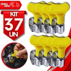 Utilidades Abraçadeiras Com Borboleta 3/4 13-19mm Inox Mangueiras Hidráulicos Automotivo Qualidades
