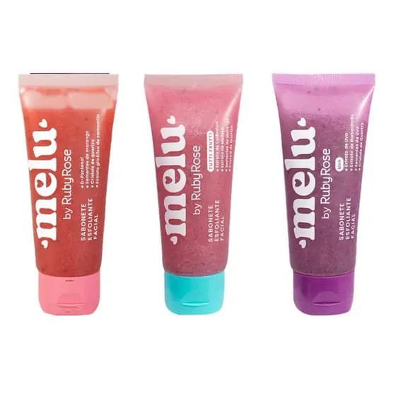 Esfoliante Facial Ruby Rose Melu | Remove Impurezas | Skincare Diário