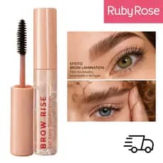 Gel para Sobrancelhas Ruby Rose Brow Rise – Fixação Natural e Duradoura
