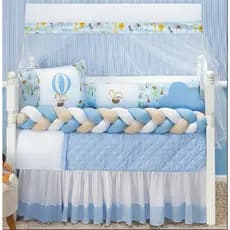 Kit de berço 10 peças Balão um charme pro quarto do seu bebê!!!