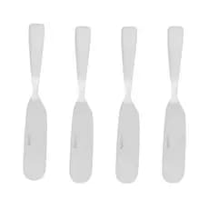 CONJUTO DE  4 ESPATULAS DE ACO INOX - WOLFF