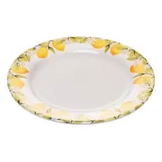 PRATO PARA SOBREMESA SICILIANO 20CM BRANCO CERAMICA LYOR