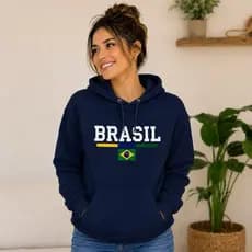 Blusa Moletom Brasil 2026 envio imediato unissex Alta Qualidade
