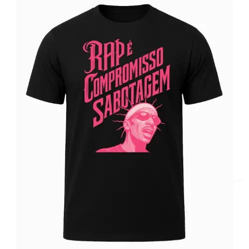 Camiseta Masculina SABOTAGE Estilo Oversized 100% Algodão – Conforto e Qualidade