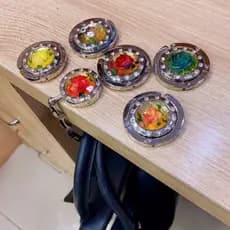 Suporte Gancho Cabide De Mesa Porta Bolsa Dobrável