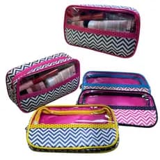 Necessaire Feminina Bolsa Organizador De Maquiagens E Cosméticos Para Viagem