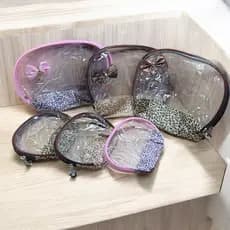 Necessaire Bolsa Transparente Organizador De Maquiagens E Cosméticos Para Viagem