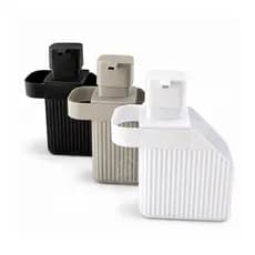 Porta Detergente Dispenser Bico Dosador 560ml Preto Cinza Branco Cozinha Organizada Porta Esponja
