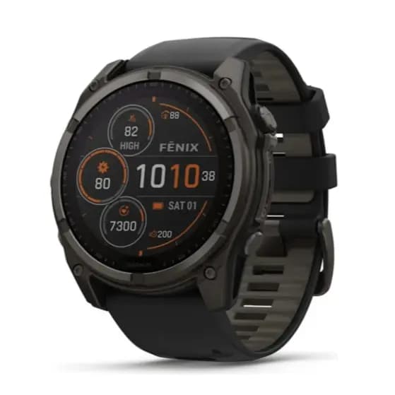 Relógio Garmin Fenix 8 Safira Solar Titânio 47mm!Lacrado!!