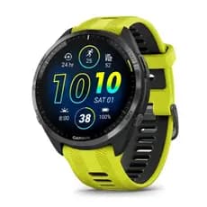 Smartwatch Garmin Forerunner 965 AMOLED de 1.4" Preto e Amarelo com GPS! Envio Imediato!