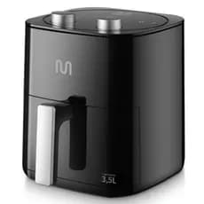 Fritadeira Elétrica sem óleo Air Fryer 3,5L 1350W 127V com Timer Sonoro Preto Multi