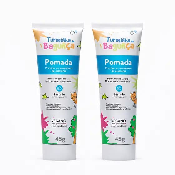 Kit 2 Pomadas Assadura Turminha Da Bagunça 45g Bebê