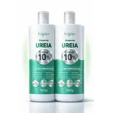 Kit 2 Creme de Ureia 10% 500g Ultra Hidratação Rosto Corpo e Pés