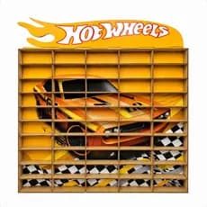 Prateleiras Expositoras Em Mdf Coleção Carrinhos Hotwheels
