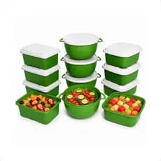 Kit 12 Potes Para Organizar Cozinha Alimentos Marmitas E Frutas