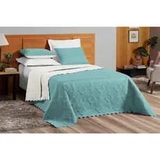 Colcha de Cama Casal Cobre Leito King 3 Peças - Jogo de Cama Várias Cores