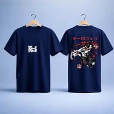 Camiseta Algodão StreetWear Portigas D Ace One Piece Estampada Anime Confortável Todos Tamanhos