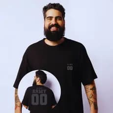 Camiseta Masculina Streetwear Estilosa Moda Qualidade Estampada Plus Size
