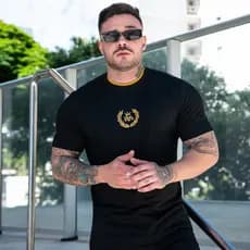 Camisa Masculina Qualidade Premium Estilosa Manga Curta Algodão