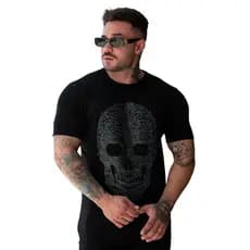 Camiseta Masculina Estilosa Moda Premium Estampada Verão Camisa Algodão