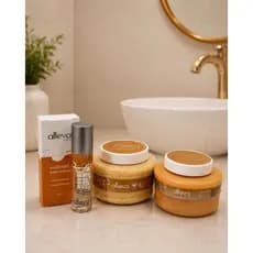 Kit Spa Fresh Vanilla/ Esfoliante + Geleia Hidratante + Perfume Capilar/ Compre Kit ou Avulso