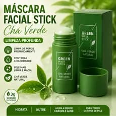 Máscara Facial Stick Verde Removedor de Cravos Acne Hidratante Limpeza Profunda Pele Facial