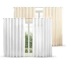 Cortina Tecido Oxford 2M 3M 4M 5M 6 Metros Sala Quarto Microfibra Branca Palha Janela Porta