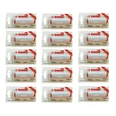 Kit 15 Elastic Branco Linha Elástica P/ Amarrar Isca De Pesca 110m