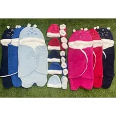 Saco de dormir para bebê, Conjunto de touca e sapatinho para bebê,Enxoval, Recém nascido,Maternidade