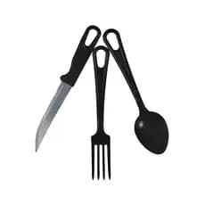 Talher Articulado em Polímero Treme Terra para Camping Outdoor com Lâmina em Metal