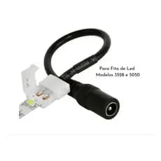Emenda Fita De Led 3528 5050 Com Rabicho P4 Femea Conector 2 vias