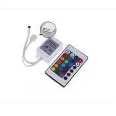 Controle Controlador 24 Teclas Para Fita Led Rgb Colorida 5050 E 3528 E 2835 4 Pinos