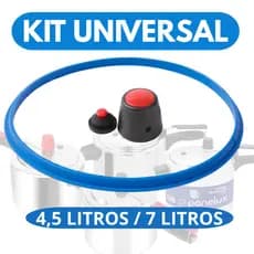 Kit Reparo Borracha Panela de Pressão 4,5 E 7 Litros Universal Clock Fortaleza Fechamento Interno