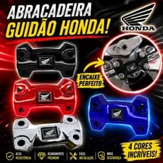 Mesa Cadeado de Guidão Moto Honda Trava Cargo Titan Fan Start Cg 150 160 2014 a 2025 Abraçadeira Guidon