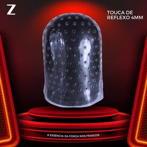 TOUCA DE CABELO PARA REFLEXOS E LUZES ( MFS100% ALINHADA ORIGINAL 4MM (P) FURADA