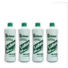 Kit 4 Removedores De Esmalte Lutex  Ap Eco - 500 Ml