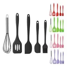 Kit De Espátulas Silicone Cozinha Utensílios Culinário Fue