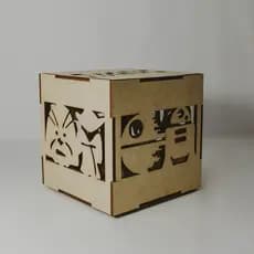 luminária  abajur Star Wars MDf