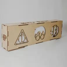 luminária abajur Harry Potter MDF