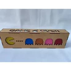 Luminária Abajur Gamer Jogos Pac Man MDF