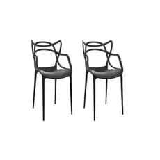 QUEIMA DE ESTOQUE - Kit 2 Cadeiras Minimalista para Decoração Moderna